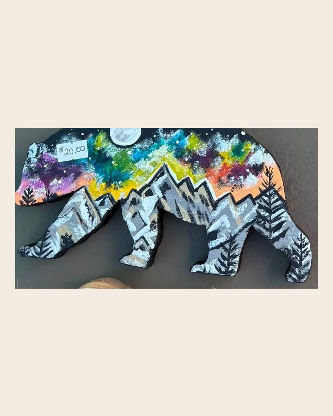 Galaxy Bear Cutout